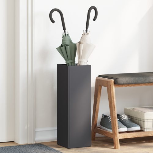 Esernyőtartó Fekete Fém Kompakt Minimalista Esernyőtartó