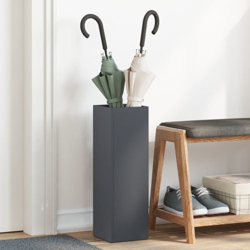Esernyőtartó Antracit Fém Standard Esernyőtartó Négyszögletes