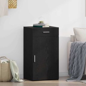 Széf fiókkal Musta tammi 50 x 42.5 x 93 cm Faanyag