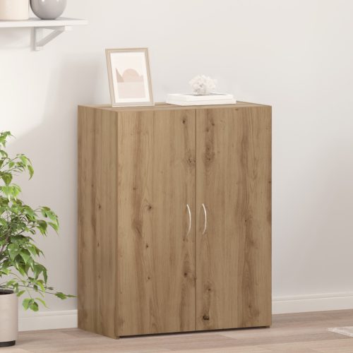 Irodai szekrény - Artisan tölgy - 60 x 32 x 77.5 cm - Műanyag