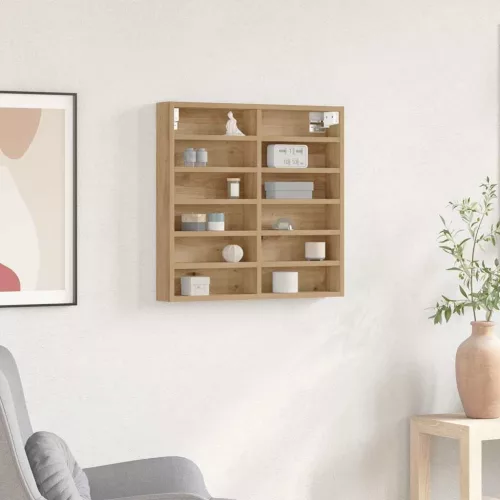 Kiállító szekrény Artisan tölgy 60 x 8,5 x 58 cm Faanyag