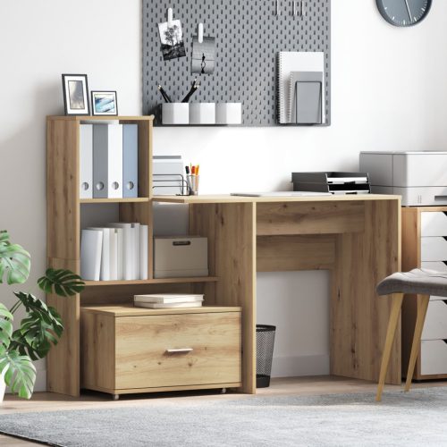 Fiókos szekrény Artisan tölgy Forgácslap, Laminált Közepes