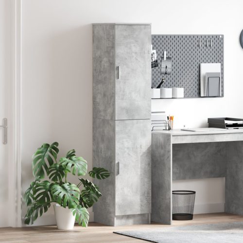 Büfé Szekrény Beton szürke MDF beton hatású laminátummal Szabványos
