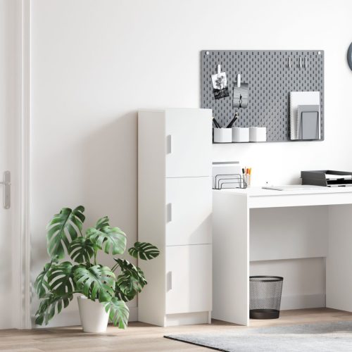 Fehér Oldalnézet Fehér MDF Fa Közepes Fehér oldalnézet
