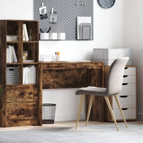   Íróasztal Füstölt tölgy Szerelt Fa 90 x 40 x 76 cm Íróasztal