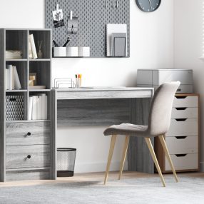   Számítógépasztal Szürke sonoma MDF 100 x 40 x 76 cm Egyszerű