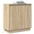 LED-es oldalszekrény Sonoma tölgy színben - 71 x 34,5 x 75 cm - Mérnökelt fából készült