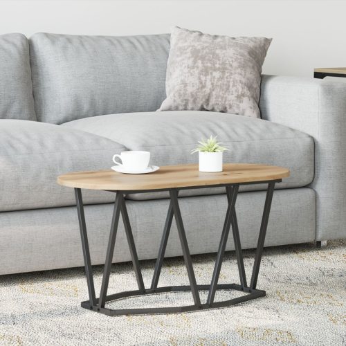 Kávézóasztal Mesteri Tölgy 80x40x40,5 cm Műanyag és Fém