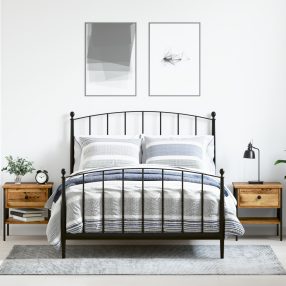 Éjjeli Asztalok 2 db Régi Fa 40x42x45 cm Műgyanta