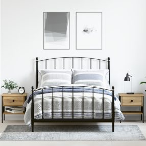 Éjjeli asztalok 2 db Kézműves tölgy 40x42x45 cm MDF