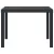Kerti Asztal Antracit 100 x 100 x 73 cm polirattan