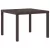 Kerti Asztal Barna 100 x 100 x 73 cm polirattan