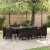 Kerti Asztal Barna 250 x 100 x 73 cm polirattan