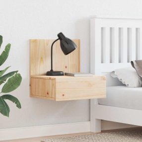   Éjjeli asztal 2 pcs Barna 42 x 32.5 x 40 cm Tömör fenyőfa