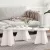 Dohányzóasztal 3 pcs Fehér 49 x 49 x 30 cm Tömör fenyőfa