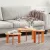 Dohányzóasztal 3 pcs Viaszbarna 47.5 x 47.5 x 27 cm
