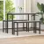 Étkező pad 2 pcs Szürke Sonoma 100 x 32,5 x 48,5 cm