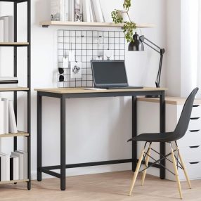 asztal Sonoma tölgy 80 x 50 x 76,5 cm Műszaki fa és acél