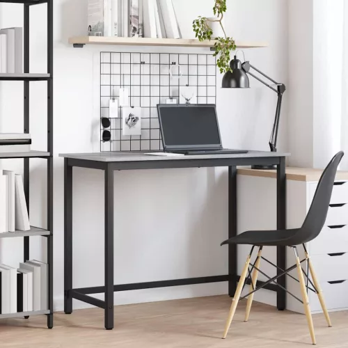 asztal Szürke Sonoma 80 x 50 x 76,5 cm Műszaki fa és acél