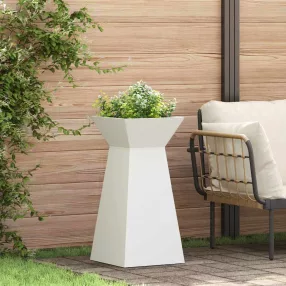 Pillér Ültető 2 pcs Fehér 35 x 35 x 73 cm Acél