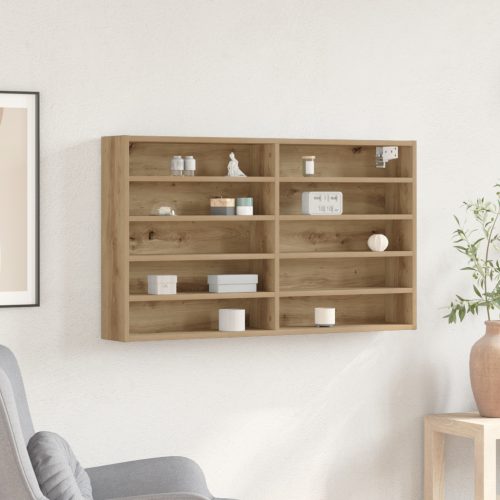 Vitrine Cabinet Artisan Oak 100x15x58 cm Műgyanta Fa