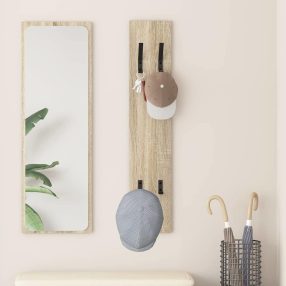 Fali Kabáthorog sonoma tölgy 20 x 1.5 x 100 cm Faanyag