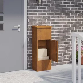   Csomagzáró doboz Rozsdás 44.5 x 29 x 110.5 cm időjárásálló acél
