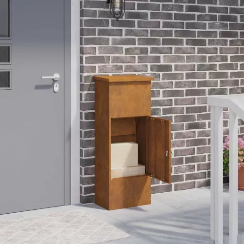 Csomagzáró doboz Rozsdás 44.5 x 29 x 110.5 cm időjárásálló acél