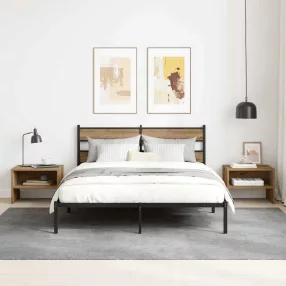 Éjjeliszekrény kézműves tölgy 40 x 40 x 30 cm Faanyag