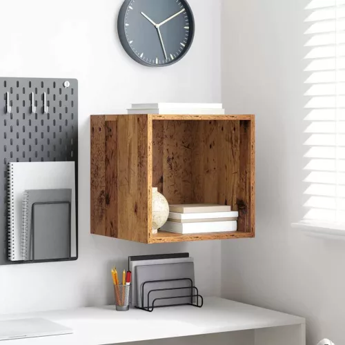 Fali Szekrény Régi fa 37 x 37 x 37 cm Faanyag
