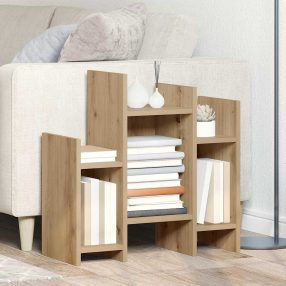 Oldalsó szekrény kézműves tölgy 60 x 26 x 60 cm Faanyag