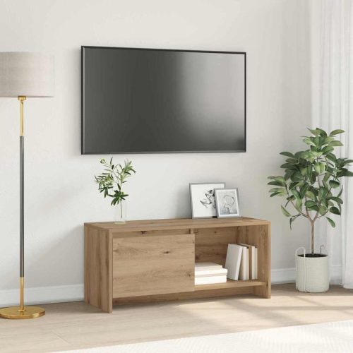 TV állvány kézműves tölgy 90 x 35 x 40 cm Faanyag