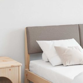 Kárpitozott fejtámla Tópszínű 160 cm Tömör fenyőfa