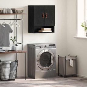 Fali Szekrény Musta tammi 60 x 31 x 70 cm Faanyag