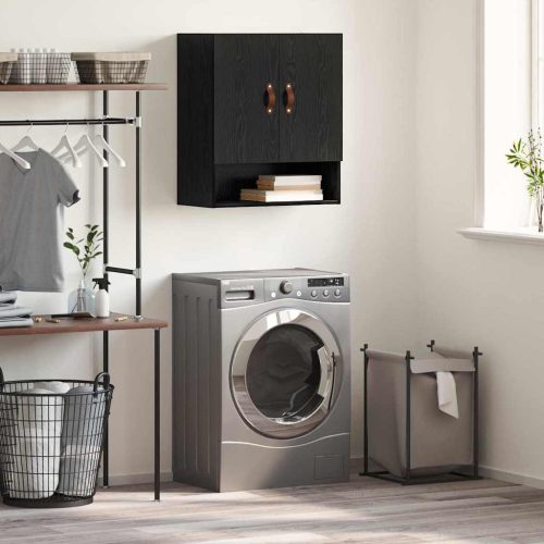 Fali Szekrény Musta tammi 60 x 31 x 70 cm Faanyag