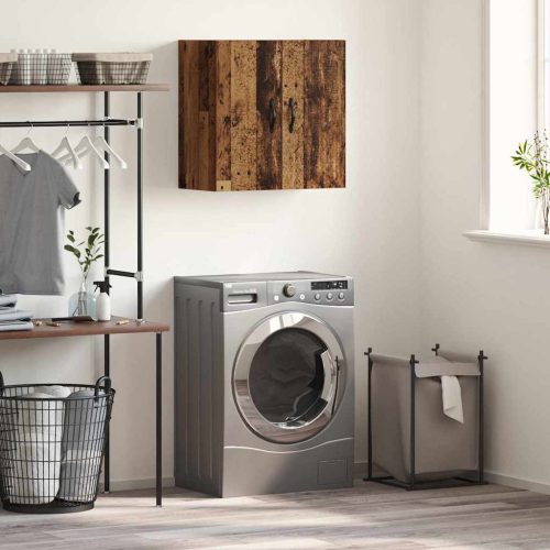 Fali szekrény Falra szerelhető Öreg fa 60 x 31 x 60 cm Faanyag