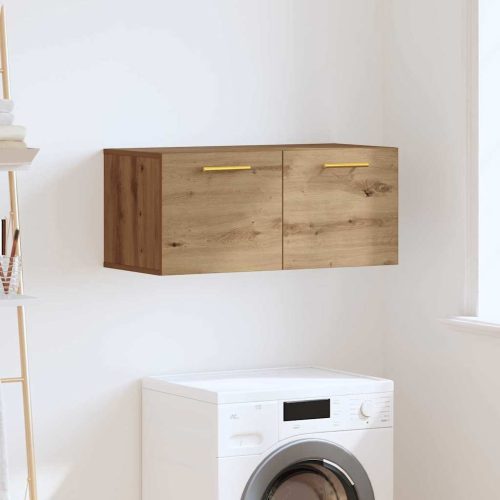 Fali Szekrény kézműves tölgy 80 x 36.5 x 35 cm Faanyag