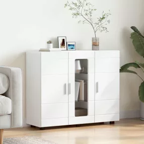   vidaXL Fából Készült Szekrény Fehér 88,5 x 30,5 x 73 cm Faanyag