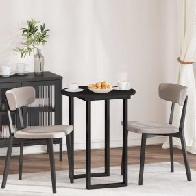 Asztallap Fekete 60 x 60 x 1.5 cm Faanyag