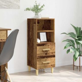 Széf fiókkal Régi fa 34 x 34.5 x 90 cm Faanyag