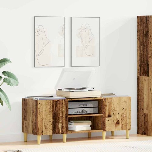 Hanglemez szekrény Öreg fa 121 x 38 x 48 cm Faanyag