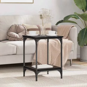 Dohányzóasztal Fekete tölgy 40 x 40 x 55 cm Faanyag