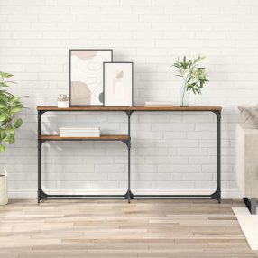 Konzolasztal Régi fa 145x22.5x75cm Faanyag