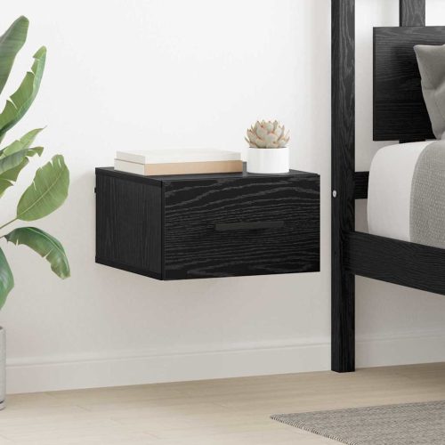 Éjjeliszekrény Musta tammi 35 x 35 x 20 cm Faanyag