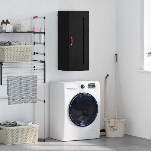 Fali szekrény Fekete tölgy 34,5 x 34 x 90 cm Faanyag