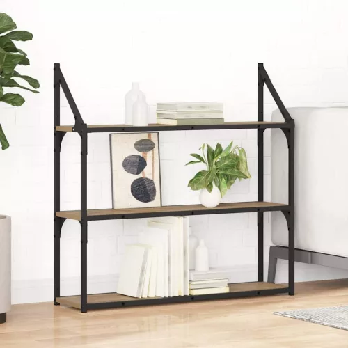 Falpolc polcokkal Artisan tölgy 80 x 21 x 78,5 cm Faanyag