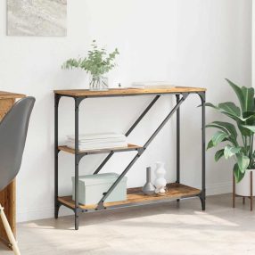 Konzolasztal Öreg fa 88,5 x 30 x 75 cm Faanyag