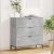 Széf fiókkal Beton szürke 79.5 x 33 x 82 cm Faanyag