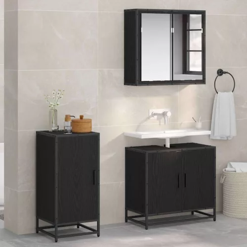 Széf Musta tammi 35 x 35.5 x 76 cm Faanyag