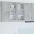 vidaXL Függő szekrény tárolóval Beton Szürke 80 x 31 x 80 cm Faanyag